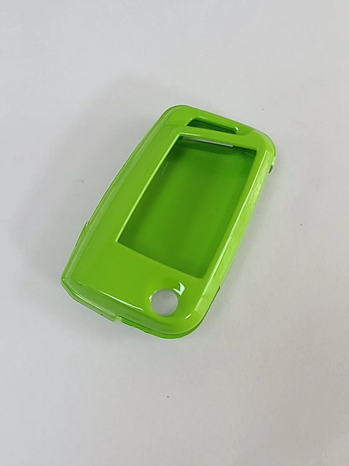 Глянцевый зеленый цвет жесткий пластиковый брелок без ключа защитный чехол для