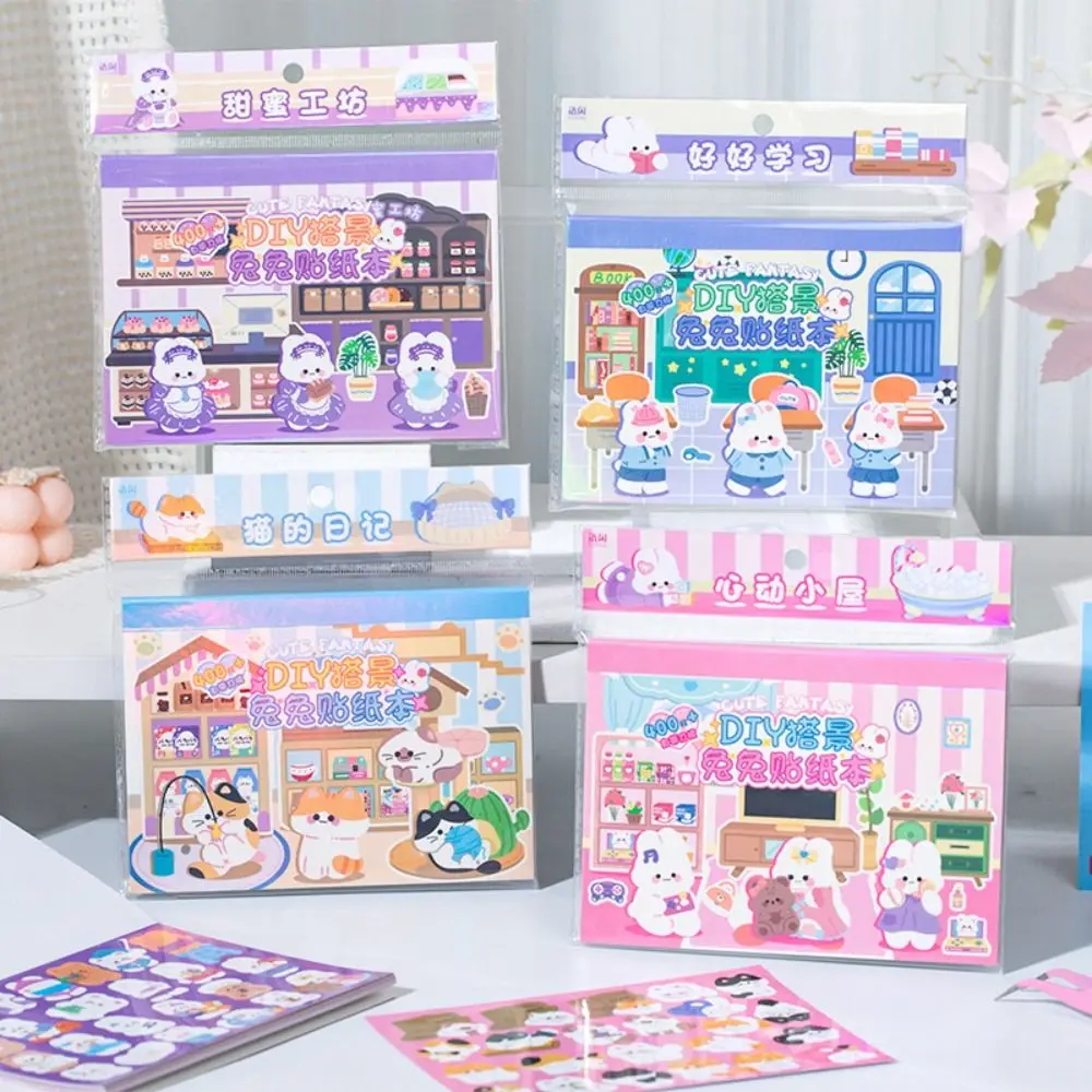 

Милые канцелярские наклейки ручной работы, набор «сделай сам», этикетка с пейзажем, курортами, персонализированные украшения для скрапбукинга, поделки