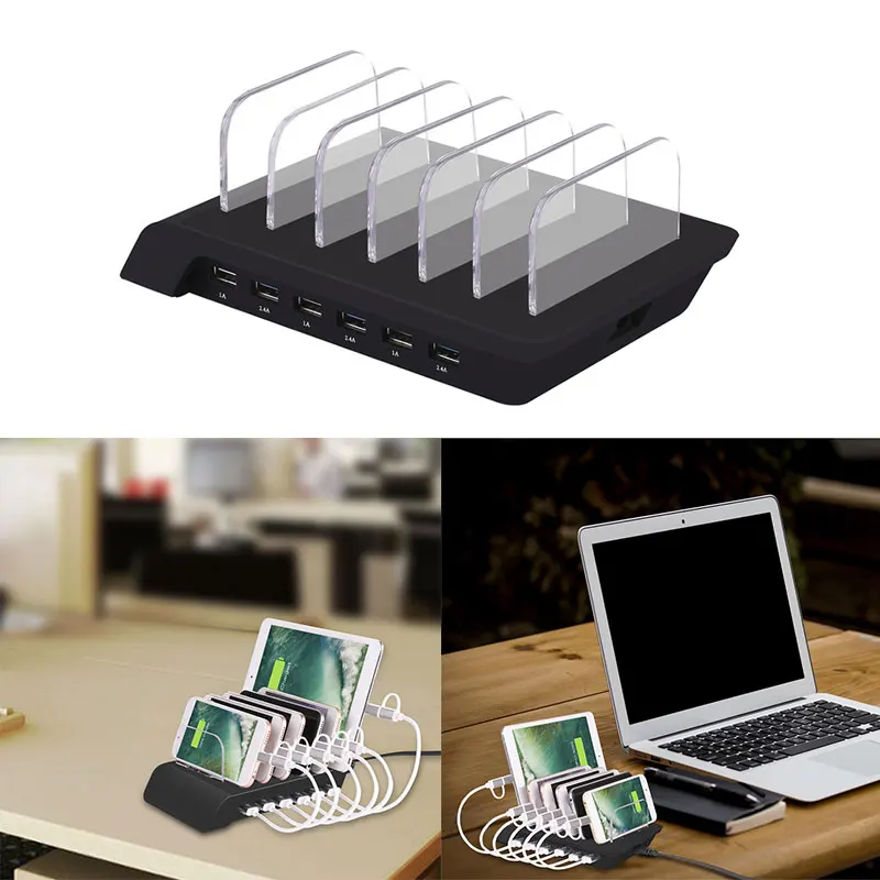 

USB-зарядная станция с 6 портами, 10,2 А