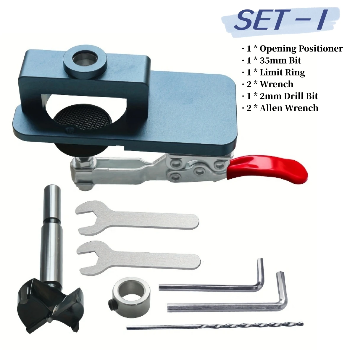 

Колонковое буровое долото JIGHOLE для скрытого монтажа петель 35 мм