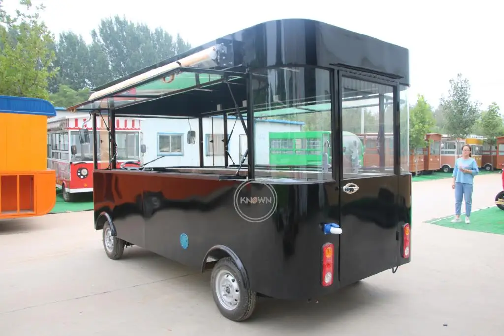Luxury Multifunction Sale Vending Truck Big Mobile Food Trailer For Street Fast Snack Cart |