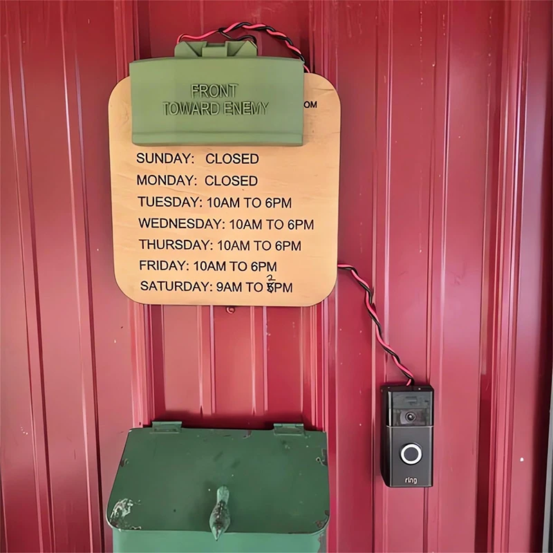 Подарок Claymore-идеально подходит для розыгрышей и вечеринки безопасности