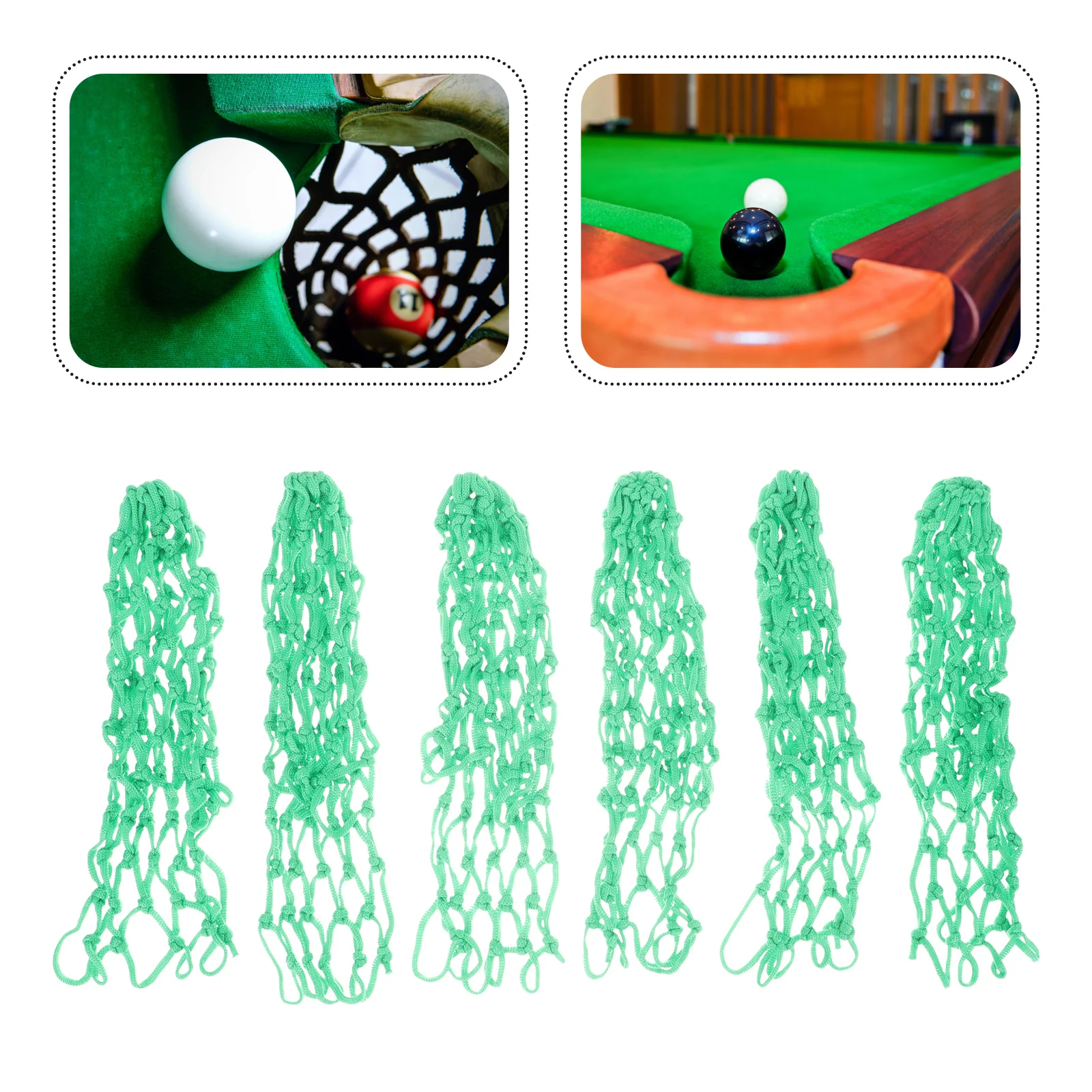 

Billiard Table Pockets Net Pool Billiards Bags Bag Replacement Pocket Snooker Supplies Cotton Holder Dropnets Storage Holders