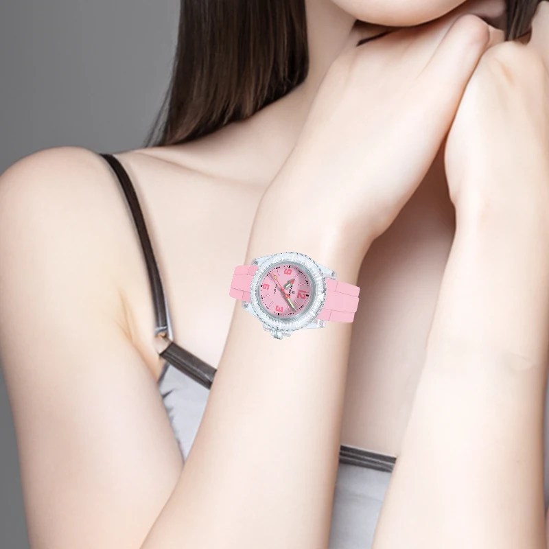 Waterproof Small Watches Women Silicone Girl Cute Wrist Hand Clock Children 2023 New Design Fashion Quartz Wristwatch Ladies