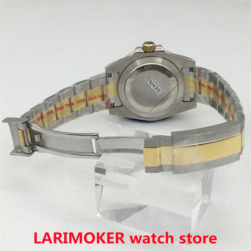 Мужские механические часы BLIGER Nologo 40 мм синие 21 драгоценность MIYOTA 8215 NH35 PT5000