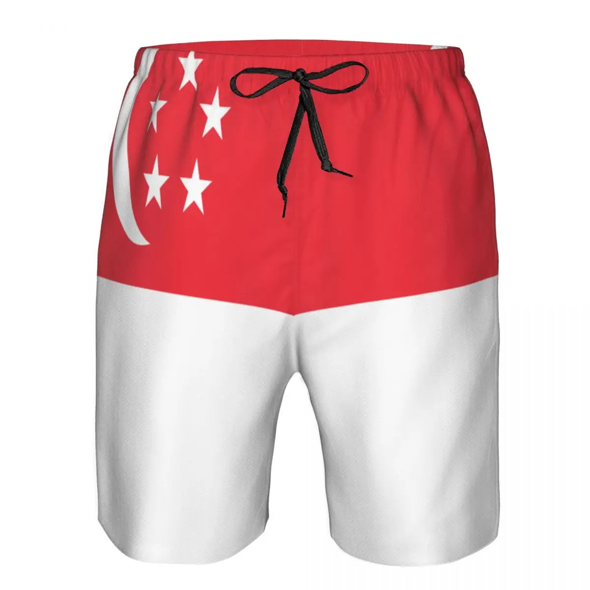 

Swimsuit Beach Quick Drying Trunks For Men Flag Of Singapore Swimwear Briefs Board Shorts Fast Dry Beachwear
