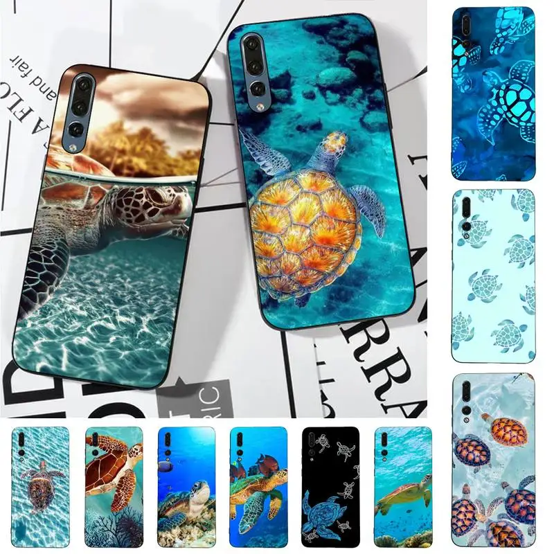 

Ocean Sea Turtle Phone Case for Huawei P30 40 20 10 8 9 lite pro plus Psmart2019