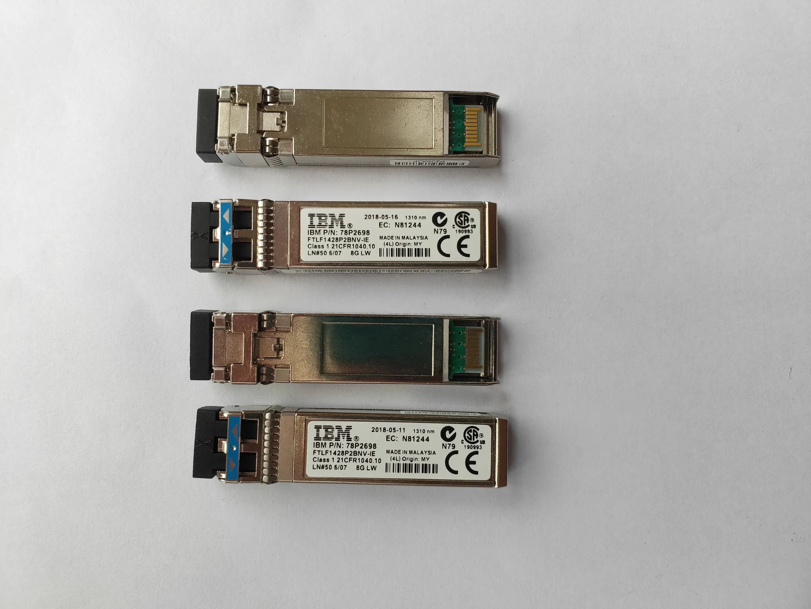 8GB 10KM SFP IBM Fiber Module/FTLF1428P2BNV-IE 78P2698 N81244 1310nm 8G LW Optical Network Module