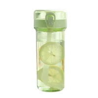 plastic drinking bottle water bottle bpa free plastic screw on lid for gym sports travel fitness or work
