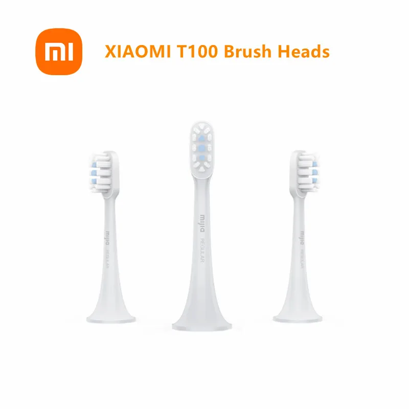 

XIAOMI MIJIA T100 Smart Sonic Electric Toothbrush Replacement Brush Heads Vacuum DuPont Soft Bristle Oral Deep Cleaning Sonicare
