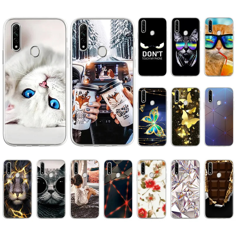 

TPU Case For OPPO Reno 5 Lite Case For OPPO Find X3 Lite A8 A53 A31 A5 A9 2020 A54 A74 A52 A72 A92 A1k Silicone Soft Phone Cover
