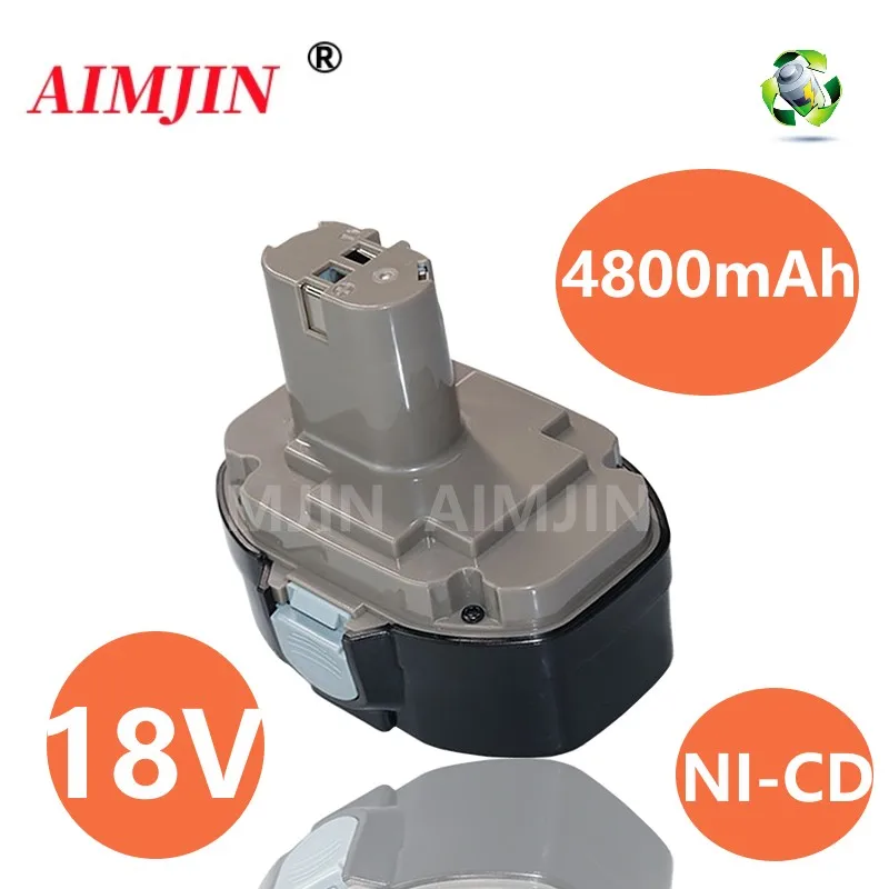 

Никель-металлогидридный Аккумулятор для Makita 18 в 4800 мАч, замена PA18 1822 1823 1833 1834 1835 1835F 192828-1 192829-9