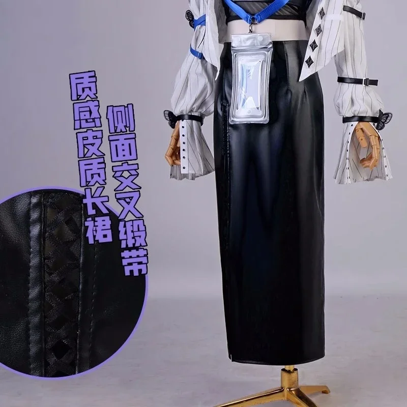 Игра Vtuber Nijisanji Sophia Valentine Косплей Костюм Хэллоуин Вечеринка Ролевая Наряд Женская