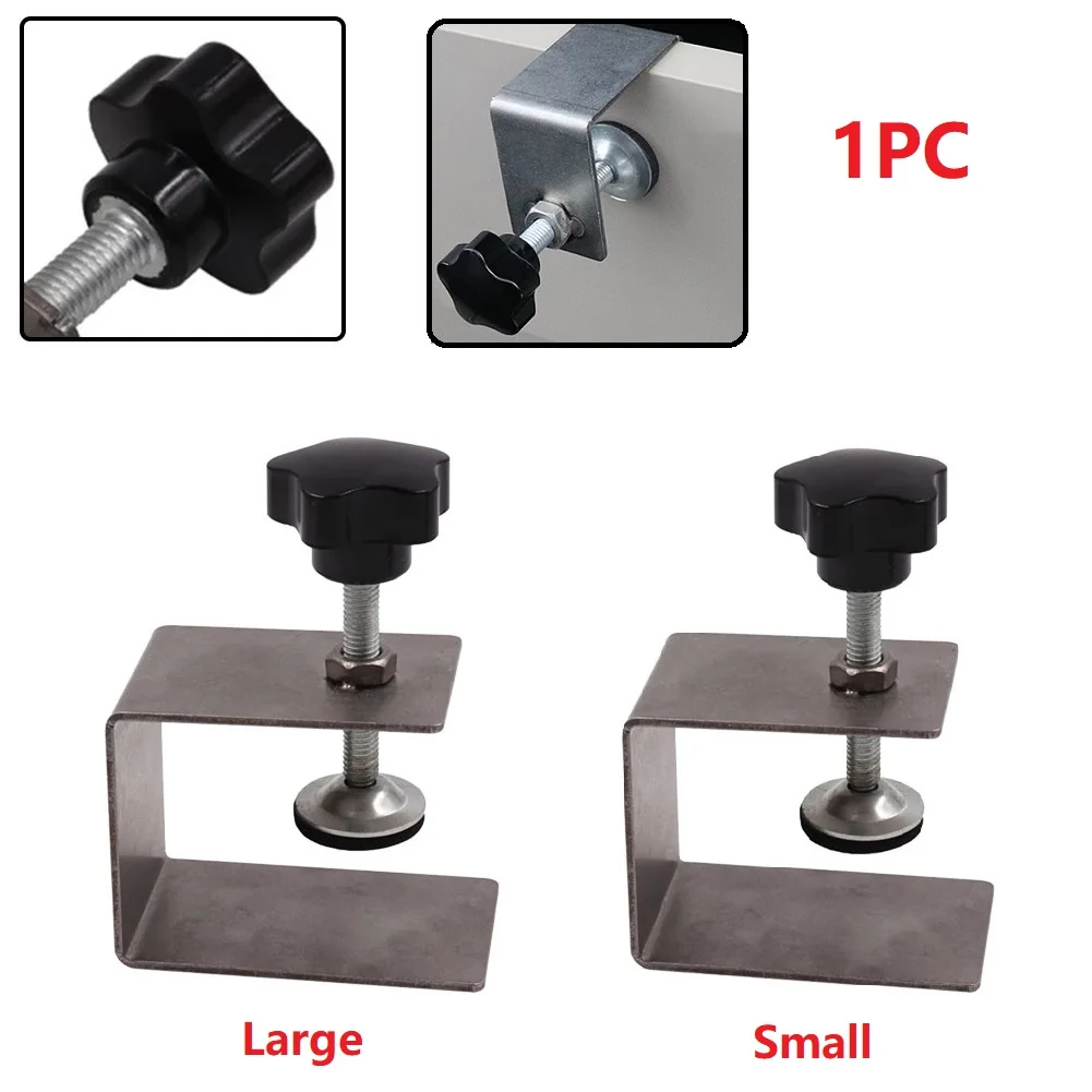 1pc Universal Drawer Front Installation Clamps Holder Adapter Hardware Aids Jig Hand Tool Adjustable Fixing Clip For Woodworking images - 6