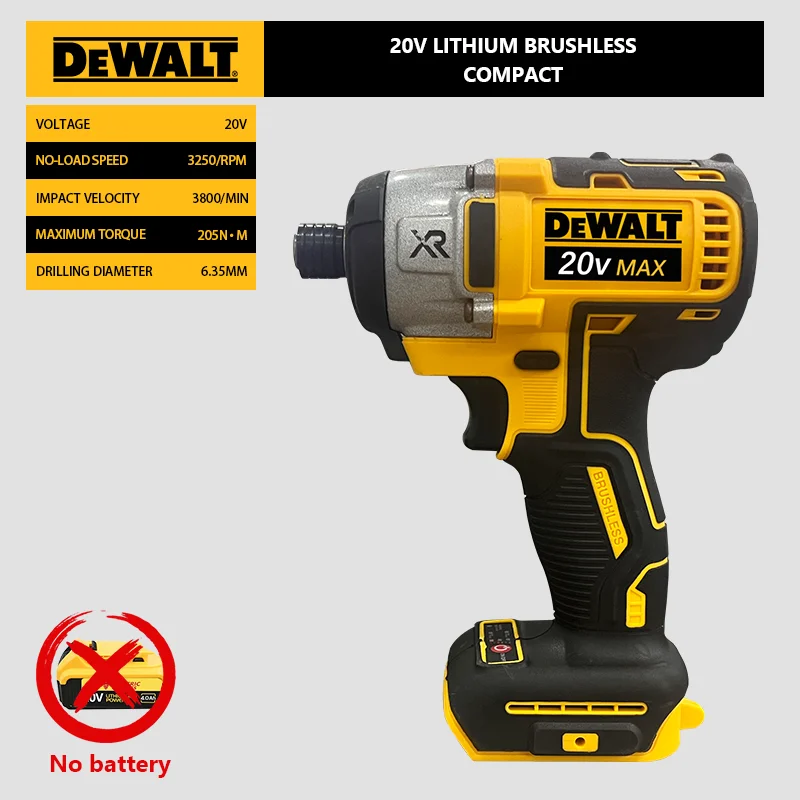 

DEWALT DCF887 Ударный аккумуляторный отверт 205 Нм