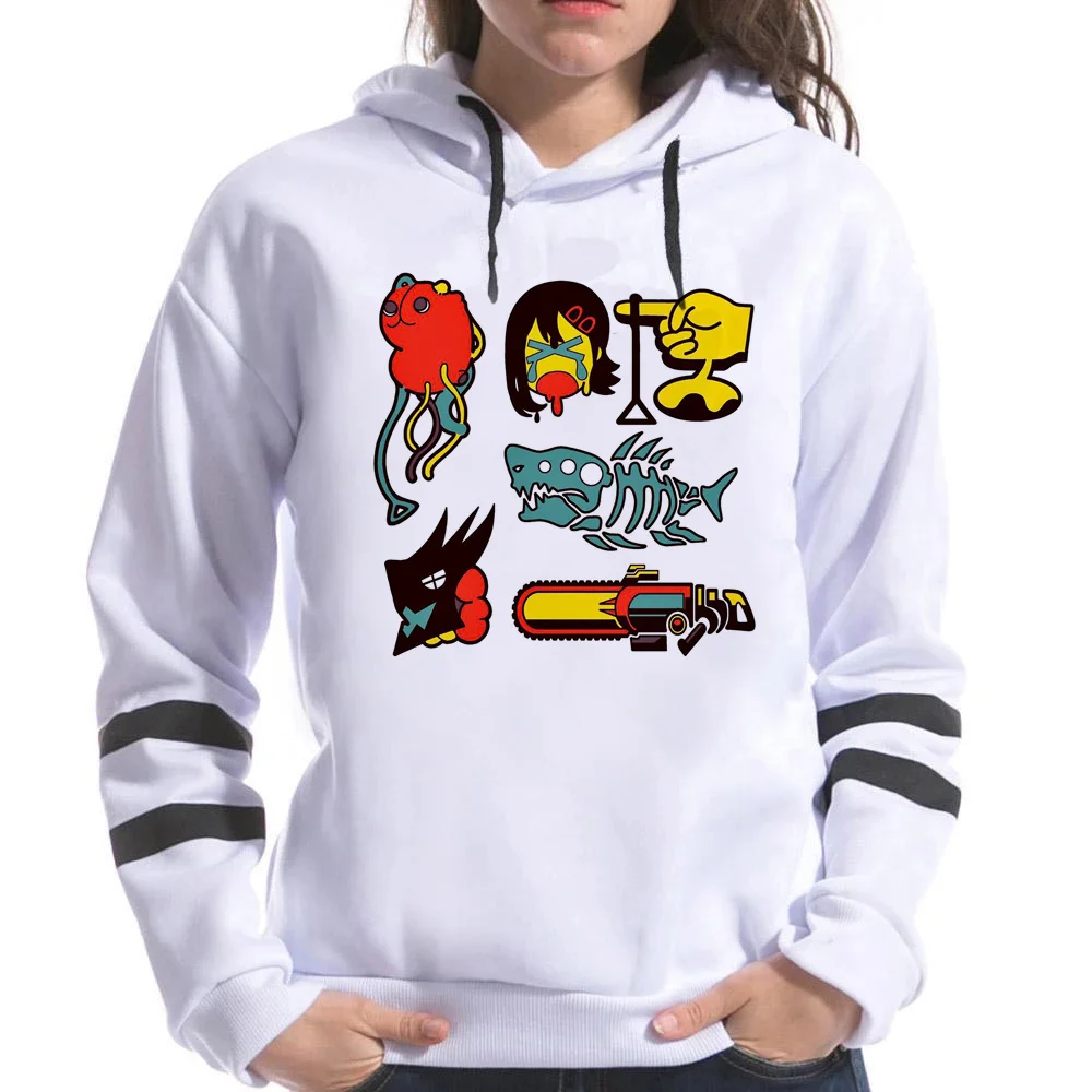 

chainsaw man hoodies men Korea graphic hip hop Ulzzang male clothing plus size graphic