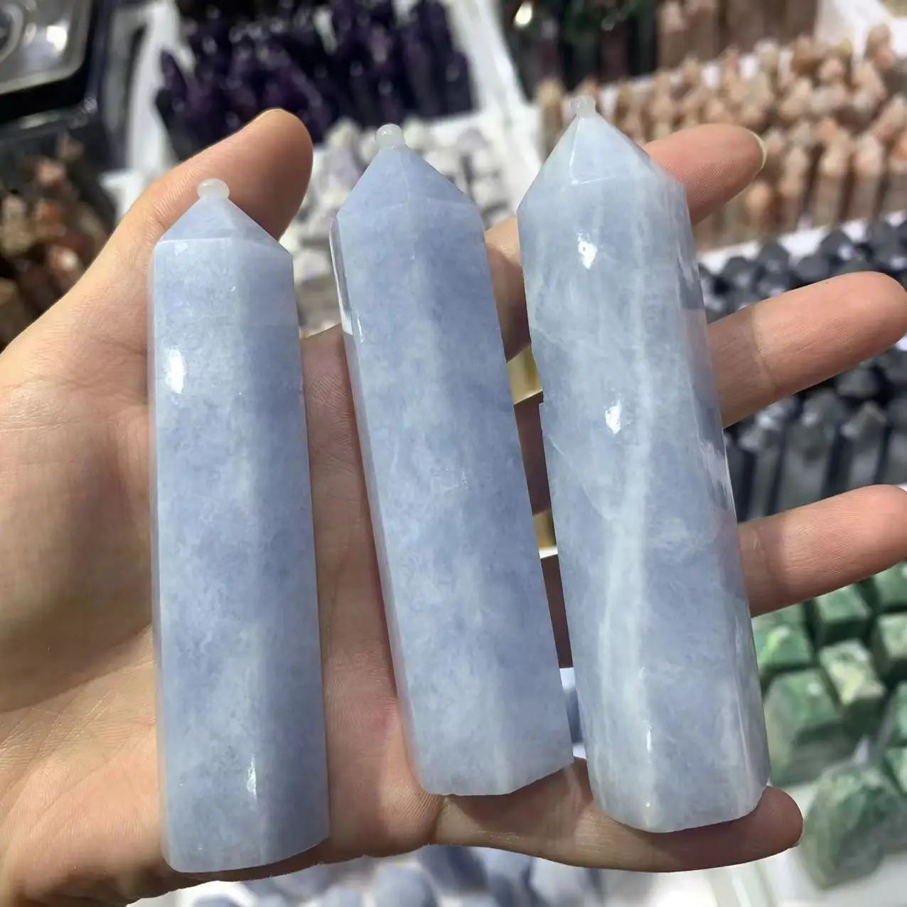 

Натуральный чистый кристалл кварца энергия обелиск рейки лечение ручная полировка офис украшение для дома подарок 9-11 см