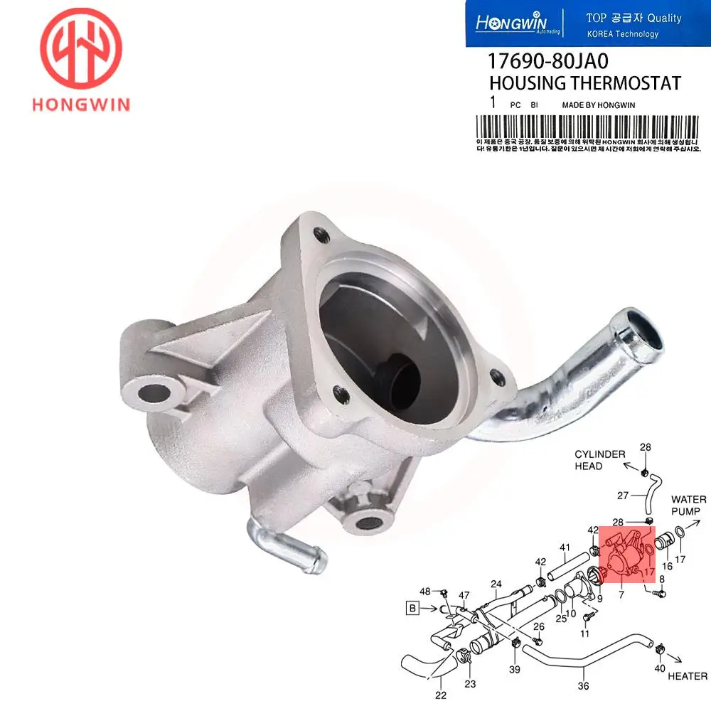 

Корпус термостата 17690-80JA0 17561-80JA0 для Suzuki Swift SX4 Crossover 2011-2007 17690-80JA0 mitsubishi montero