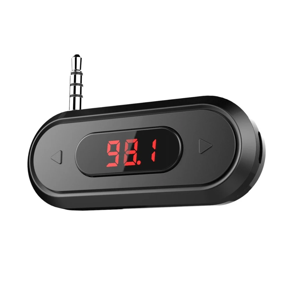 

Universal FM Transmitter Calling Wireless Radio 3.5mm Jack Audio FM Radio Adapter for IOS Android Mobile Phone Car Speaker
