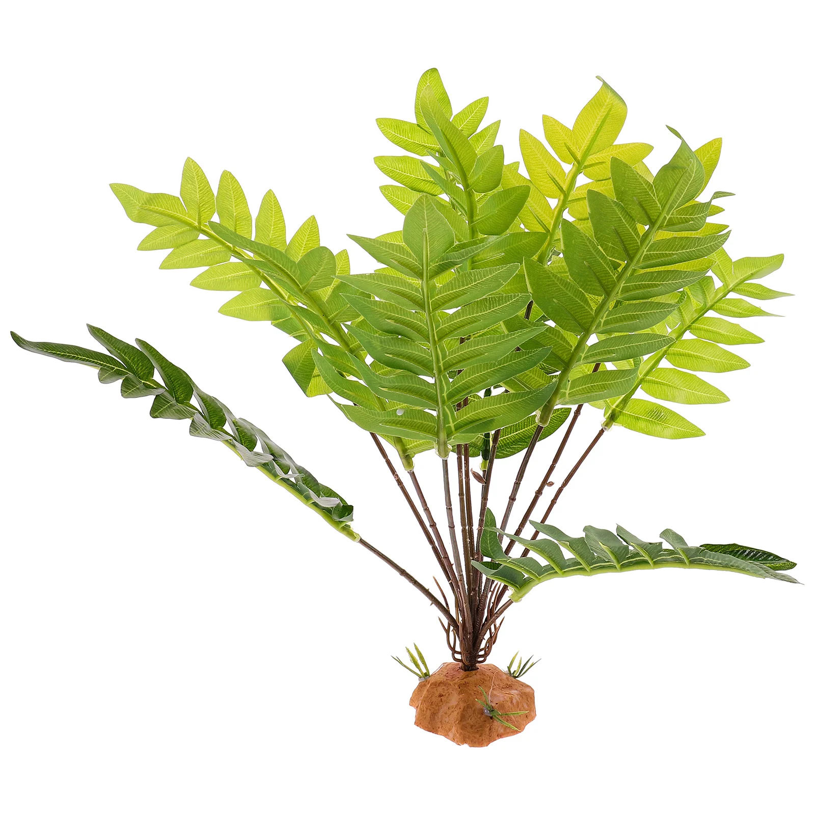 

Glass Cylinder Reptile Hide Hideout Decor Fake Aquarium Landscaping Ornament