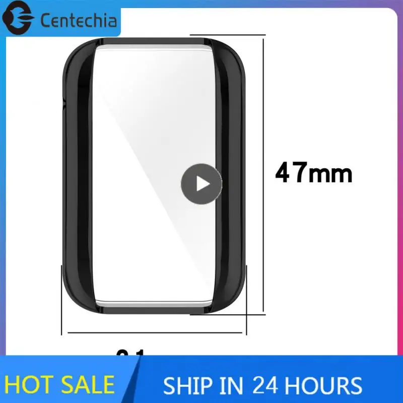 

Protective Cover Protective Case Soft Rubber Protective Shell Tpu Smart Accessories Electroplating For Mi Band 7
