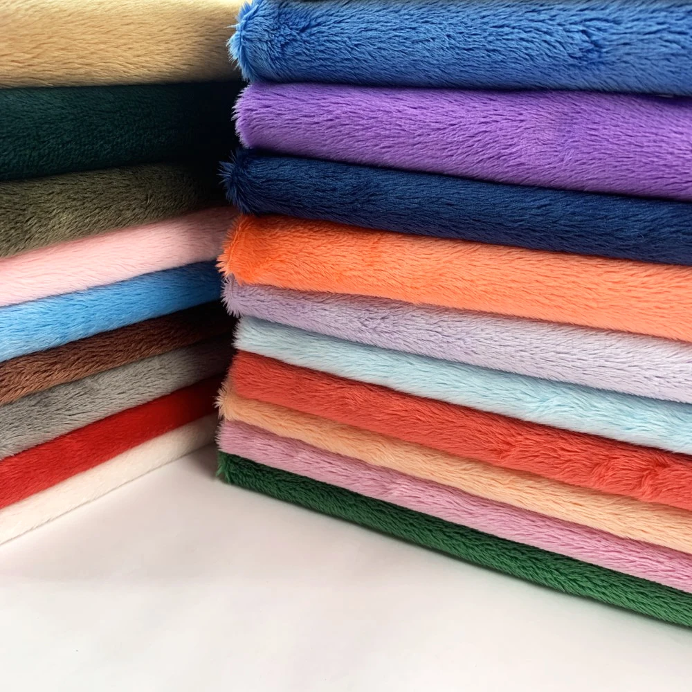 Мягкая ткань из искусственного меха 5 мм 100% полиэстер Экологически чистая 45x50 см