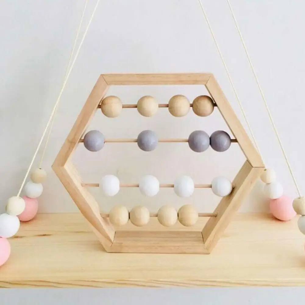

Natural Wooden Abacus Bead Crafts Infant Early Education Toys Kids Best Birthday Gifts Home Decoration Pomoce Edukacyjne 2023