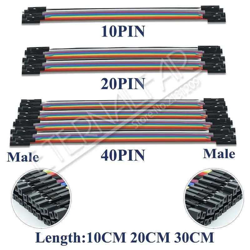 Дуплон провод 40 шт медная изолированная  ETERNAFAR 10см 20см 30см