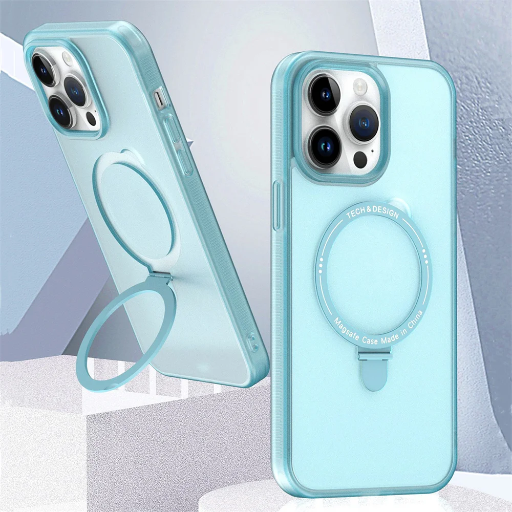 Фото Магнитный чехол Magsafe для iPhone 15 Pro Max 11 12 13 Pro 14 Plus №2