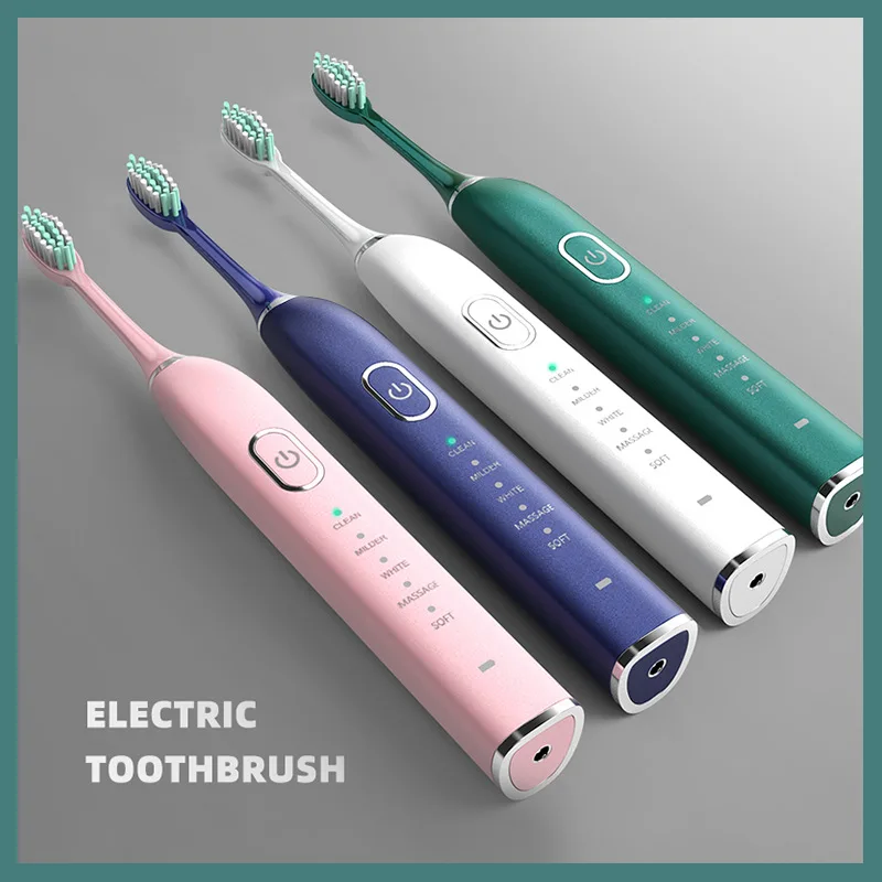Enlarge Electric Toothbrush Sonic Usb Fast Charging Electr Rechargeable Teeth Replacement Head Delivery Within 24 Hours Gollinio GL41A
