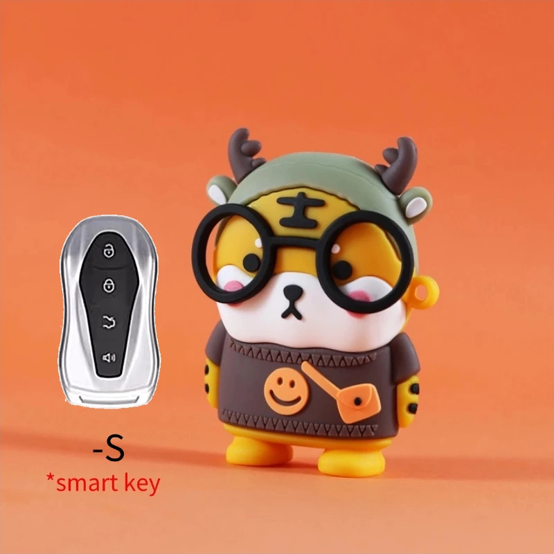 

Чехол для автомобильного ключа для Geely Coolray X6 X7 EX7 Геометрия C Emgrand Global Kulrey Hawk GX7 Okavango NL3 SUV GT GC9 Emgrand 7 GX3 Atlas