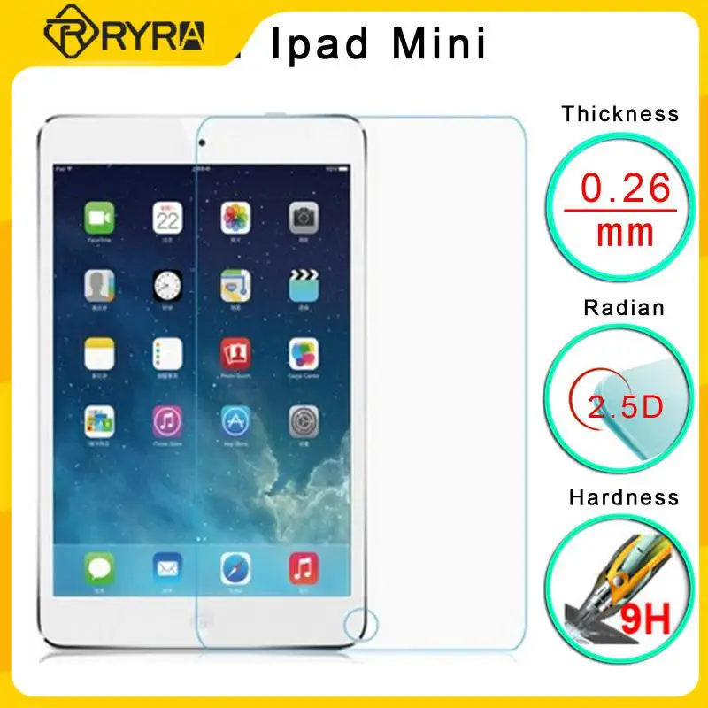 

RYRA Apple iPad Mini 1 2 3 9H Clear Premium Tempered Glass Screen Protect Film high quality