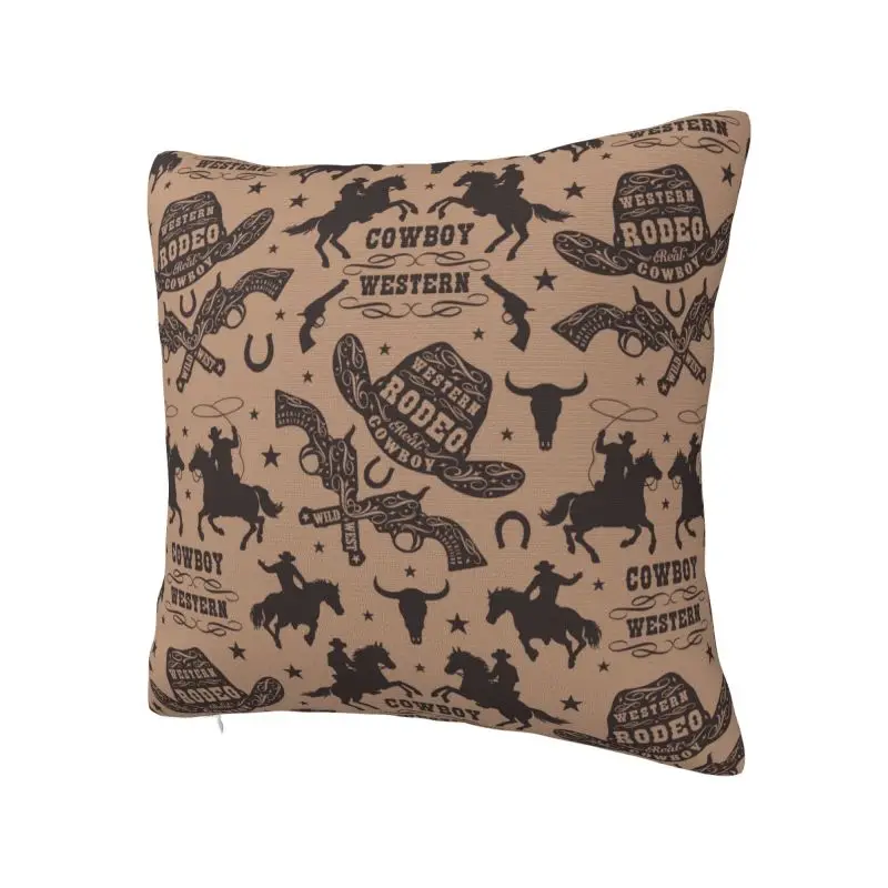 Роскошная наволочка для подушки в Западном ковбойском стиле 40*40 см Полиэстеровая