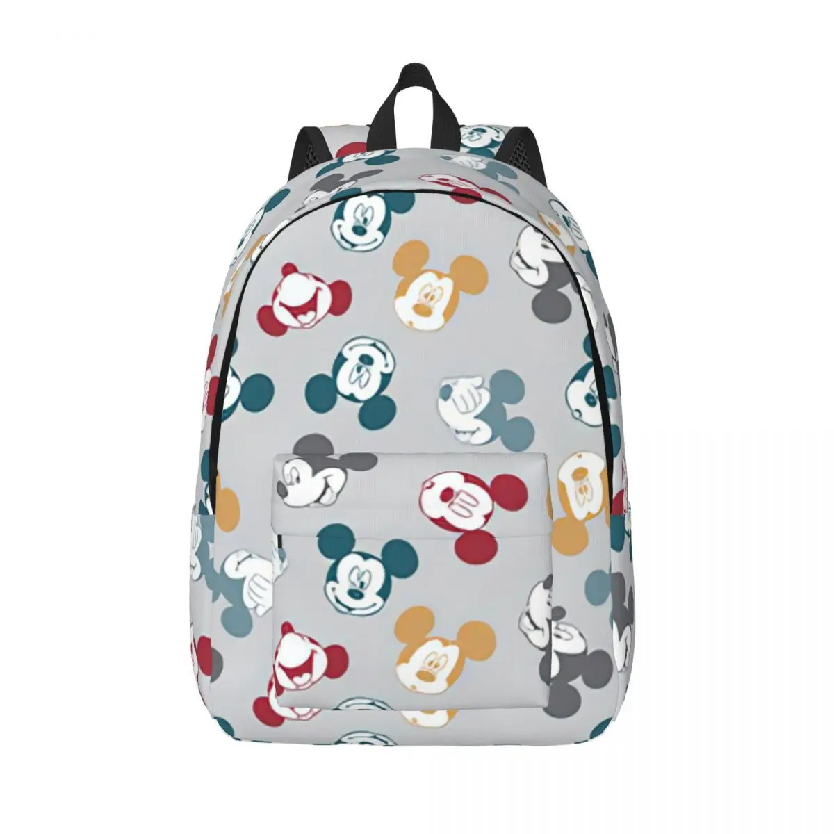

Цветной рюкзак Disney с Микки Маусом для учеников начальной школы и старшей школы, мультяшный рюкзак для книг, Холщовый Рюкзак для подростков, спортивный рюкзак