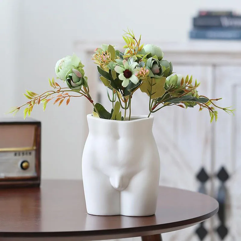 Ваза для цветов из натурального боди-арта ваза с запонками современное домашнее