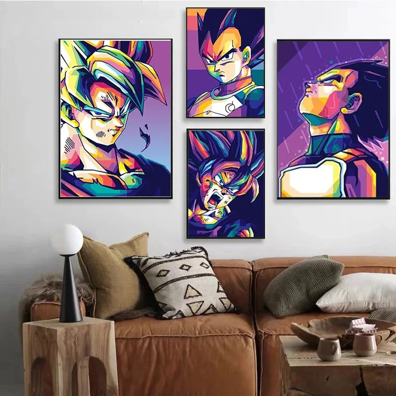 

Набор для алмазной живописи «сделай сам», набор для алмазной вышивки в японском стиле аниме, обезьяна, король, сайян, мозаика для домашнего д...