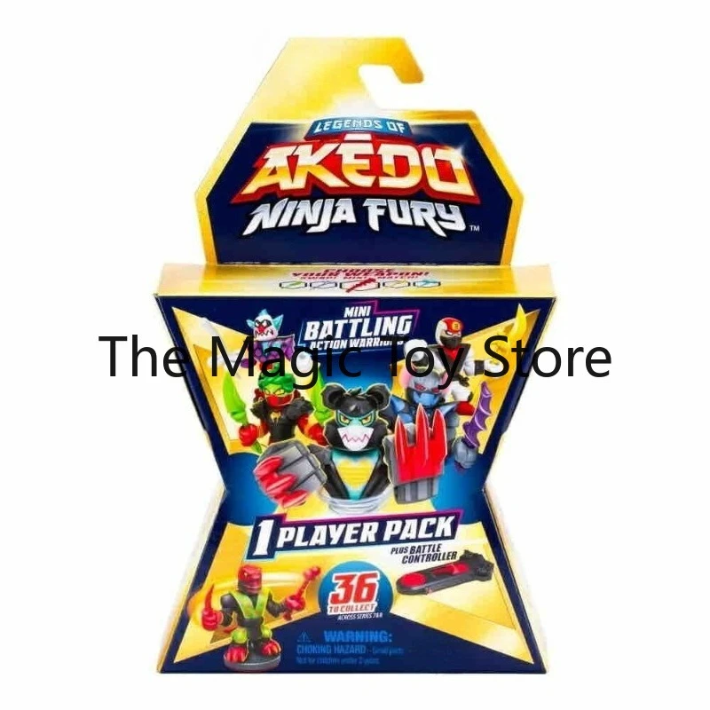 Фото Коллекционные фигурки AKEDO Ninja Fury Battle Action Figures S1 S3 S7, лимитированная серия, игрушки-сюрпризы в закрытых коробках для коллекционирования №1