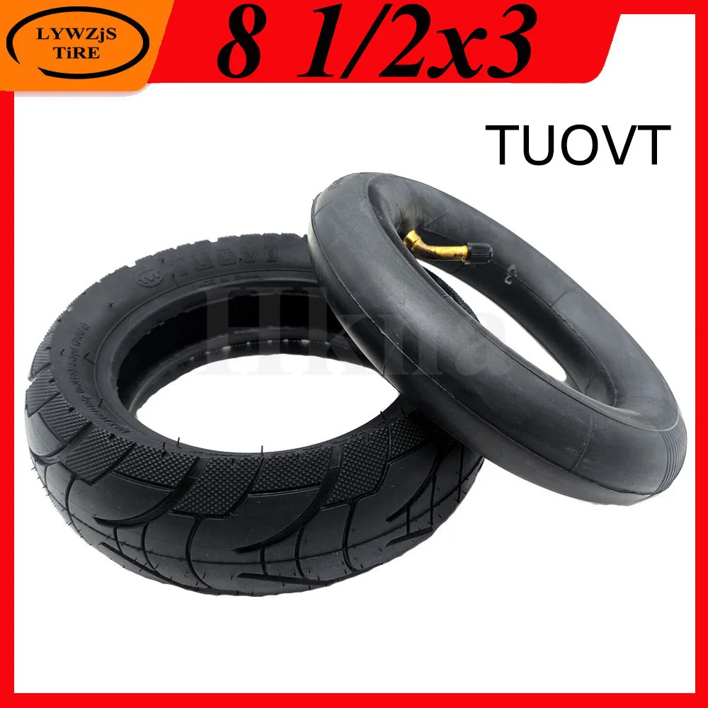 

Electric Scooter Parts 8 1/2x3 TUOVT Thickened Inner and Outer Tire 8.5x3.0 Inflatable Wheel Tyre