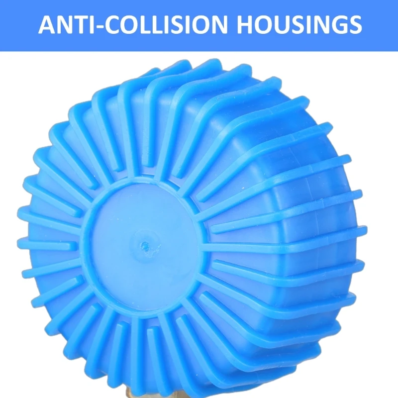 Промышленный манометр взрывозащищенный прозрачный дисплей алюминиевые