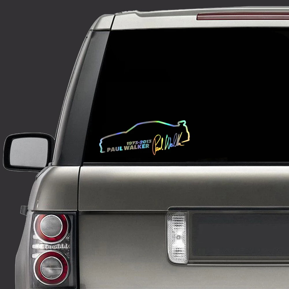 Автомобильные наклейки интересный Пол Уокер Форсаж виниловые автомобильные