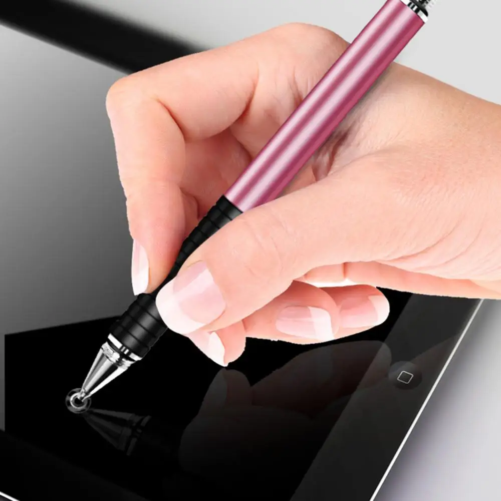 

For Huawei Android Phone Drawing Metal Painting Pen Handwriting Portable Stylus Pen Capacitive Touch Pencil Screen Pencil 2-in-1