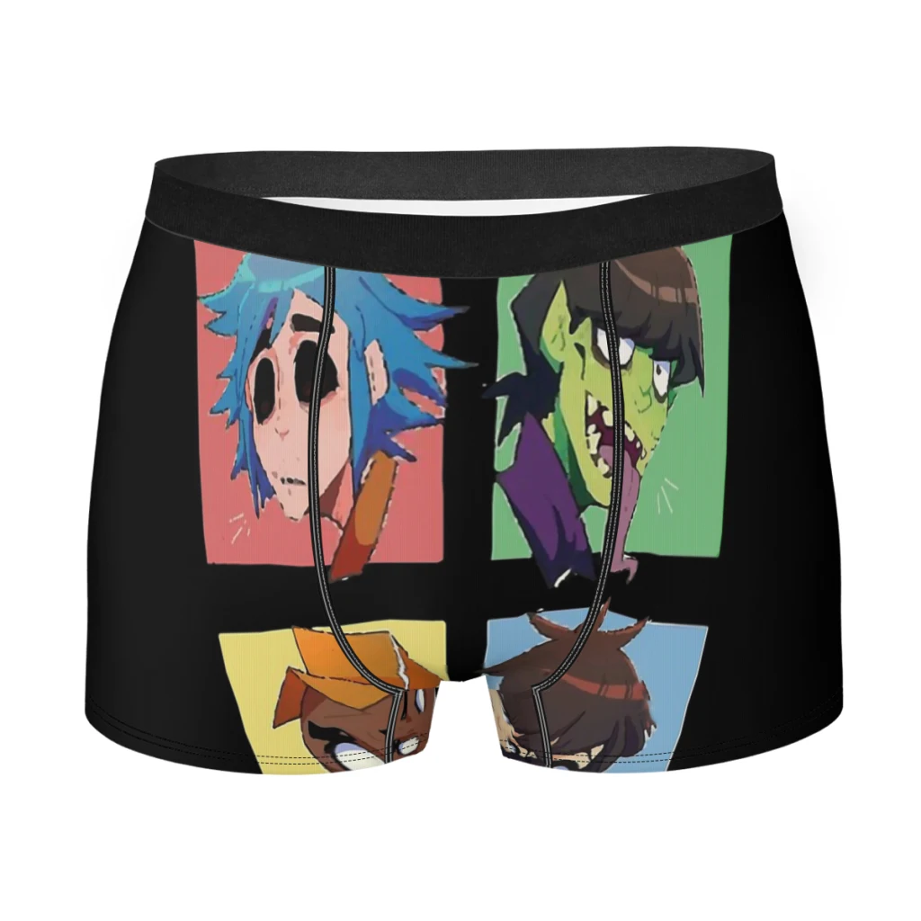 

Gorillaz Virtual Band Copy of Gorillaz family Underpants Breathbale Panties Male Underwear Ventilate Shorts Boxer Briefs