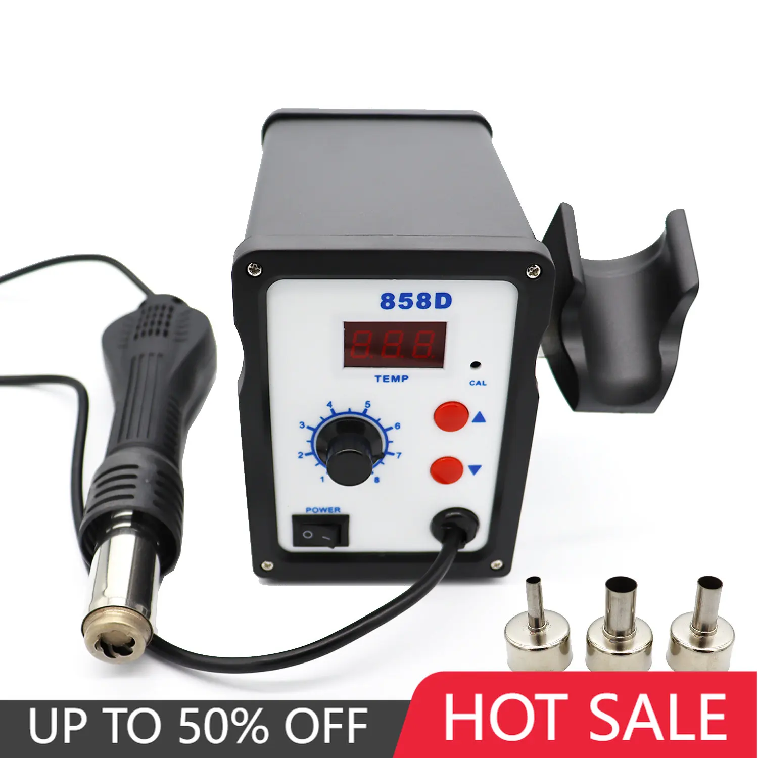 

700W Hot Air Gun 858D BGA Rework Solder Station Blower Hairdryer Soldering Heat Gun 220V For SMD SMT Welding station Repair