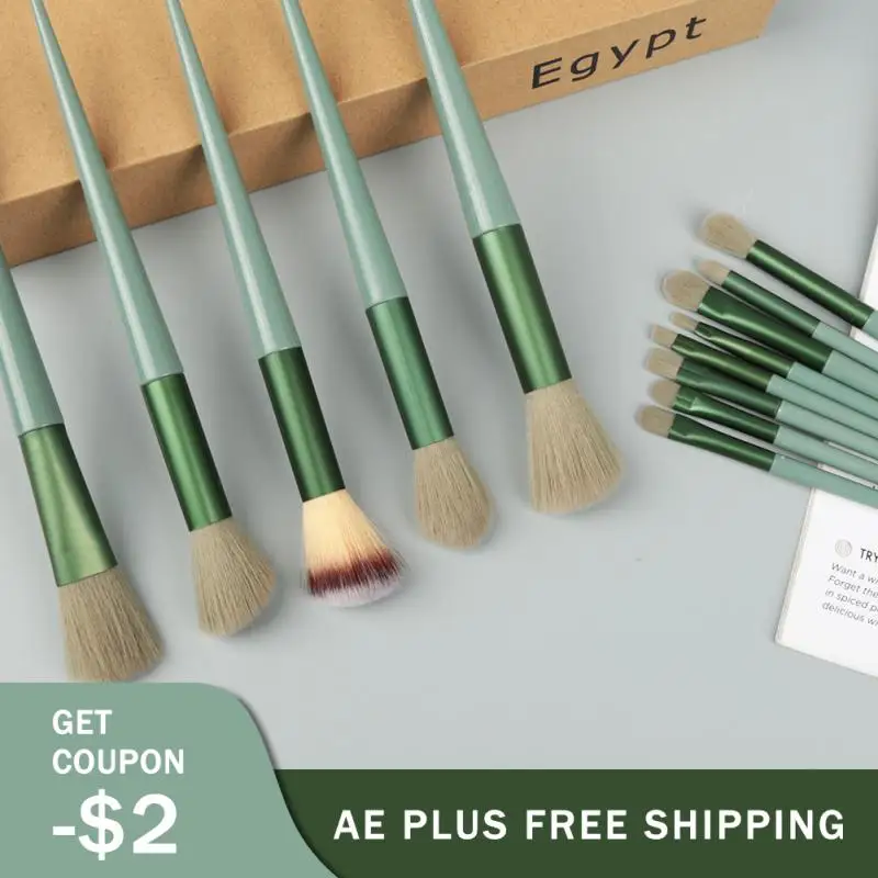 

XJING 13Pcs Makeup Brushes Set Make Up Concealer Brush Blush Loose Powder Brush Eye Shadow Highlighter Foundation Beauty Brushes