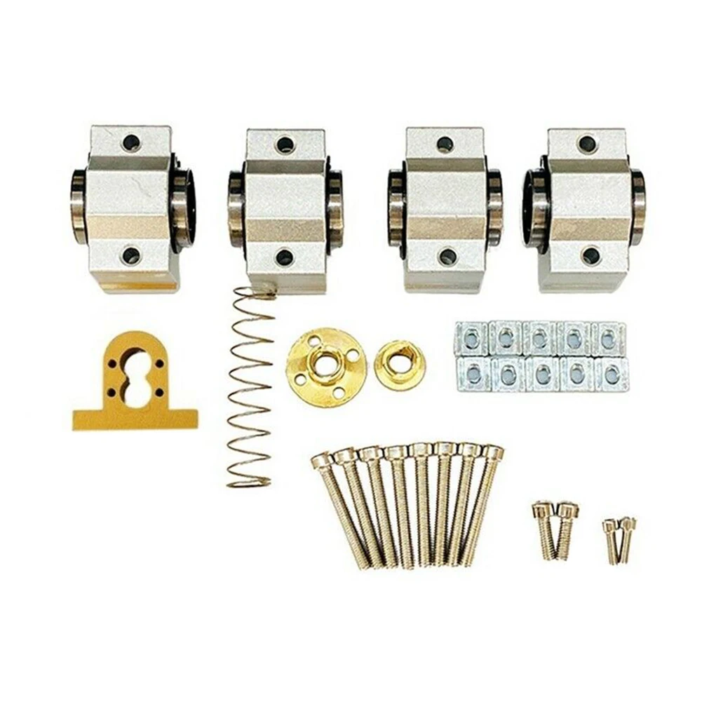 

CNC 3018 Pro X-Axis Upgrade Kit Suit CNC Router 3018 Pro For Optical Shaft Diameter Of 10mm, T8 Lead Screw Of 4mm
