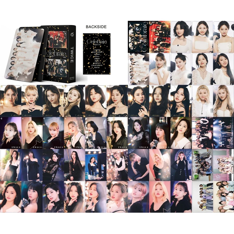 

Новый альбом для празднования фотографий KPOP 55 шт./компл., самостоятельная печать HD, LOMO Card, Photocard для фанатов, подарок, коллекционный подарок
