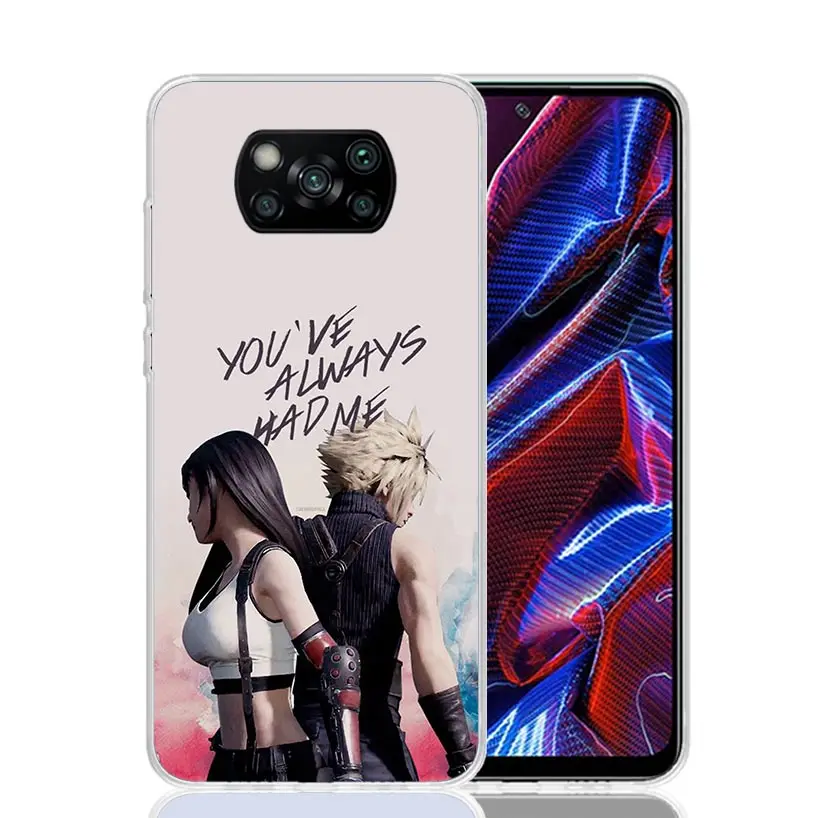 Чехол для телефона Final Fantasy с аниме для Xiaomi Poco X6 X5 X4 X3 Nfc F6 F5 Pro F4 Gt F3 F2 F1 M5S M4 M3 Art Customized Coque Capa (art.: 3920cb16d86df) - 3920cb16d86df