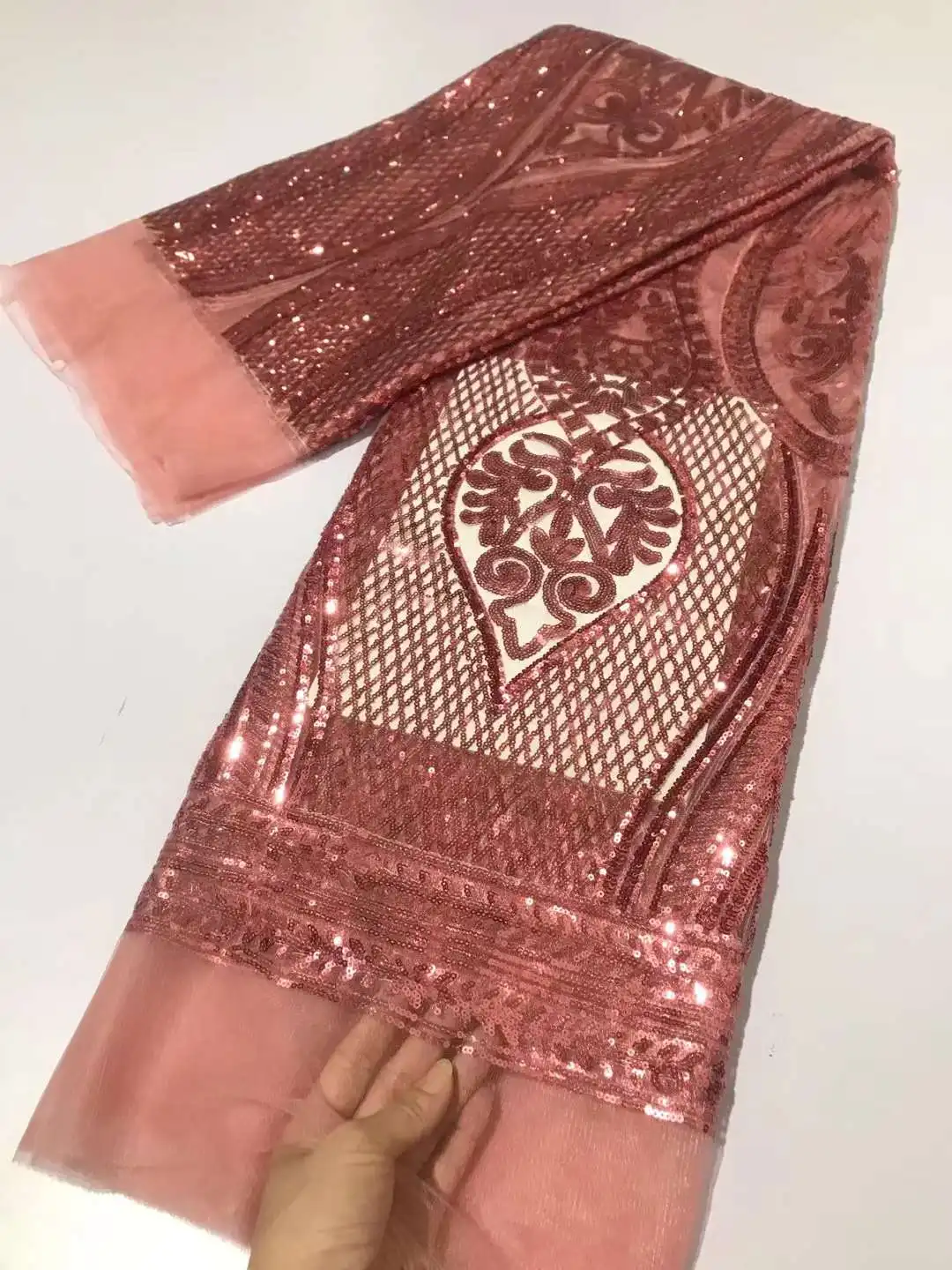 

2023, высокое качество, Φ, французское платье для свадебной вечеринки, 5 ярдов, кружево, Sew JL41103