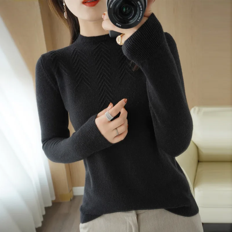 

Водолазка с длинным рукавом, Повседневная Новая Однотонная рубашка, серая