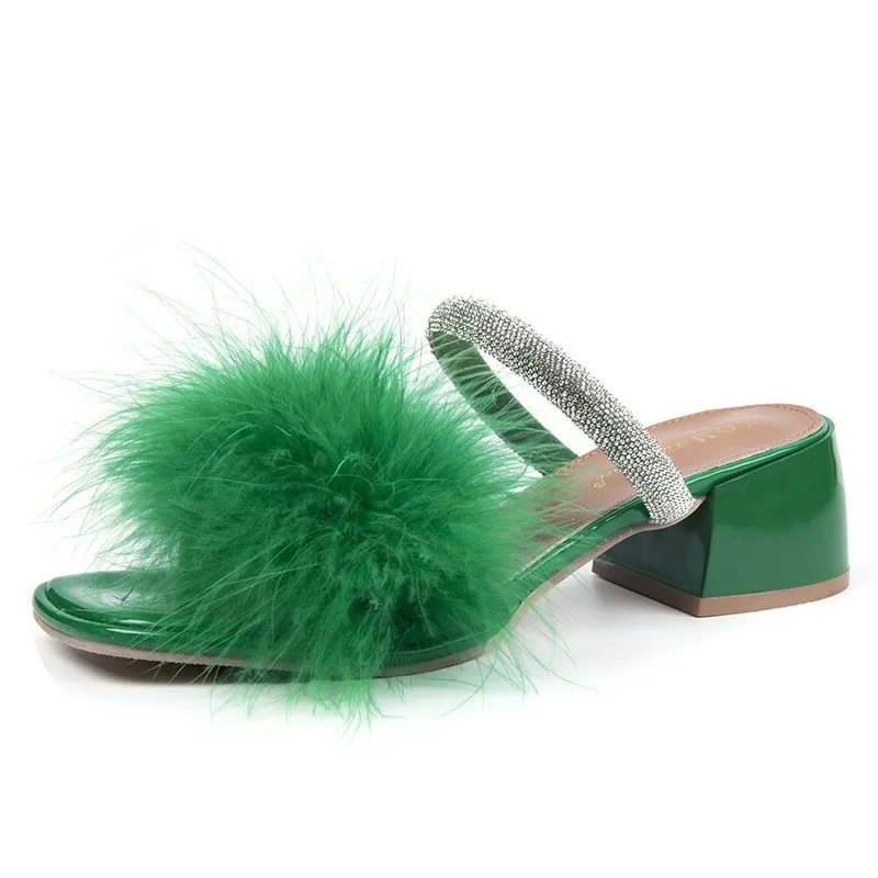 

Женские босоножки с кристаллами, сандалии на платформе и квадратном каблуке, вечерние классические туфли, Новинка лета 2022